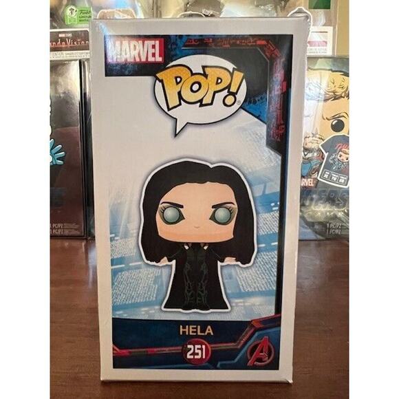 Funko Pop! Marvel Thor: Ragnarok HELA UNMASKED #251 Target Exclusive - Picture 4 of 11